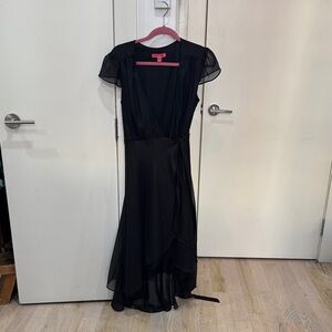 Betsey Johnson Black High Low Dress